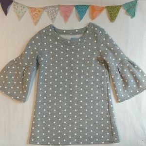 🌱babyGap cozy polka dot dress 2t bell sleeve🌱